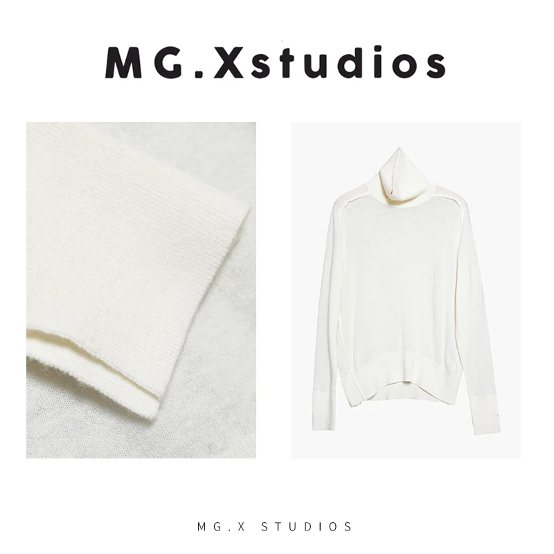 【随想】MGX小众设计感堆堆领针织羊毛衫秋冬保暖内搭M53F5199M1IX