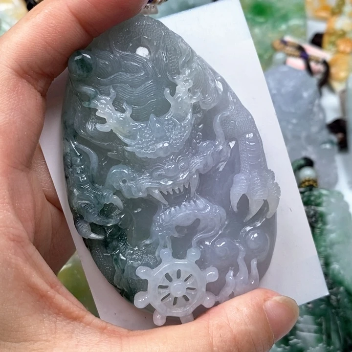 翡翠未镶嵌颈饰南****佛翡翠
