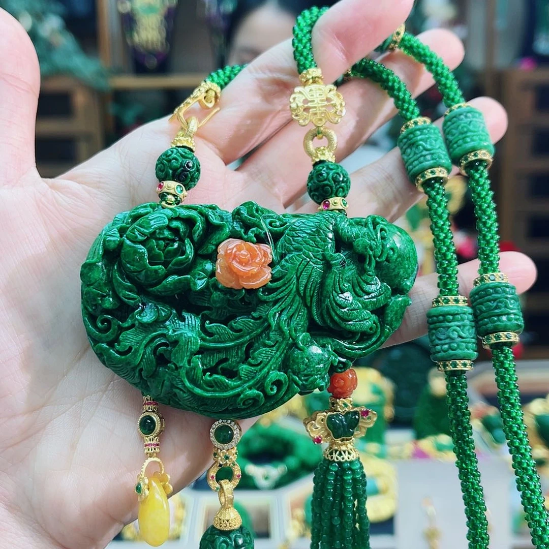 颈饰合金翡翠48小时鉴赏期1