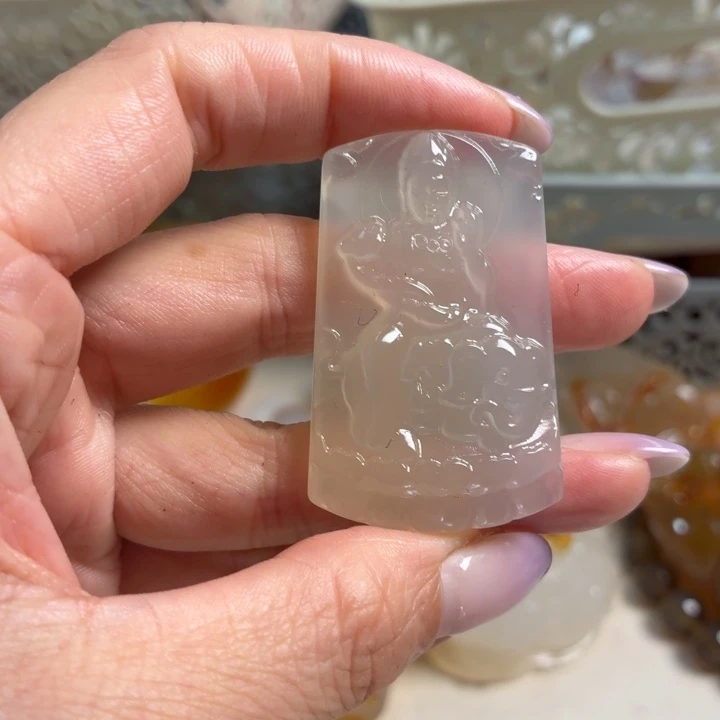 玛瑙/玉髓未镶嵌吊坠(不含链)