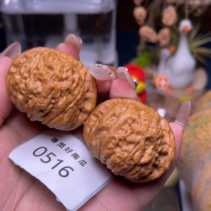 把件文玩核桃南瓜墩44-0516