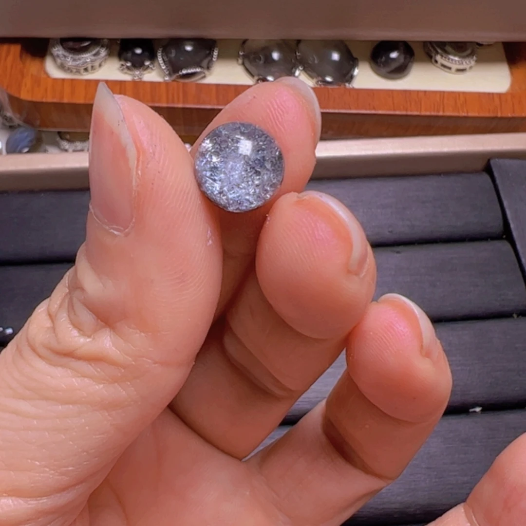 水晶手链银S800镀金镶嵌✨****✨