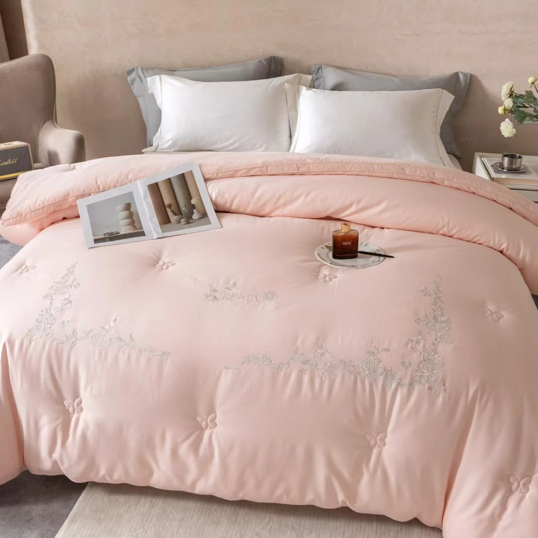 小赖家【闵华玉蝶--子母被】全棉子母被  保暖透气恒温