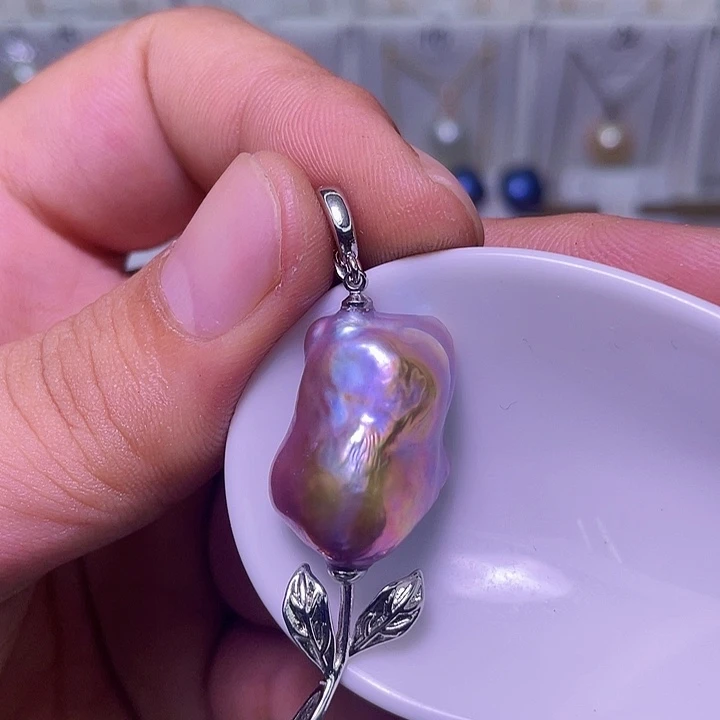 颈饰合金淡水珍珠32