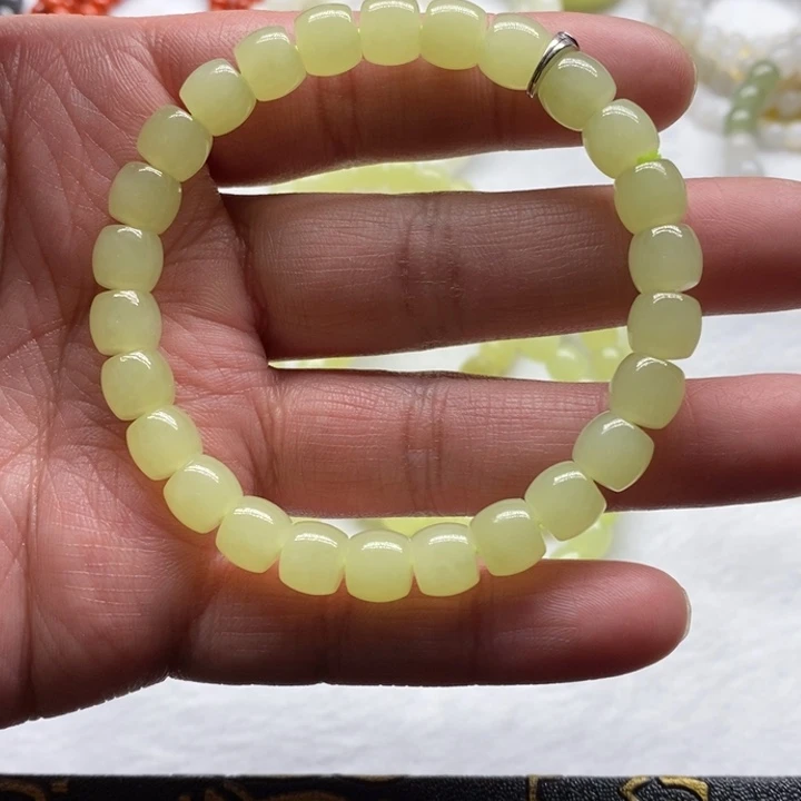 和田玉手链未镶嵌