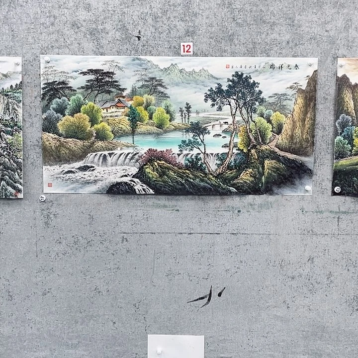 国画　****つ绘画作品画芯黄喜三