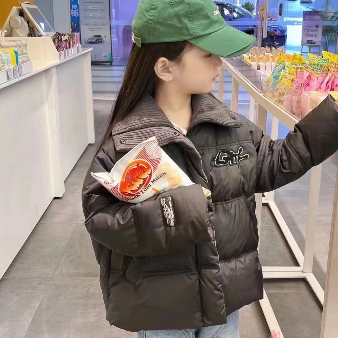 个0659大童男女可穿厚款鹅绒服