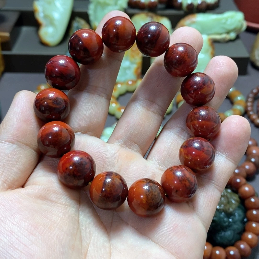 手链未镶嵌透闪石质玉手串卡16