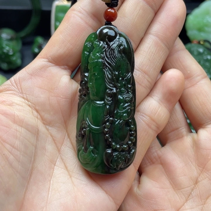 和田玉（碧玉）未镶嵌颈饰