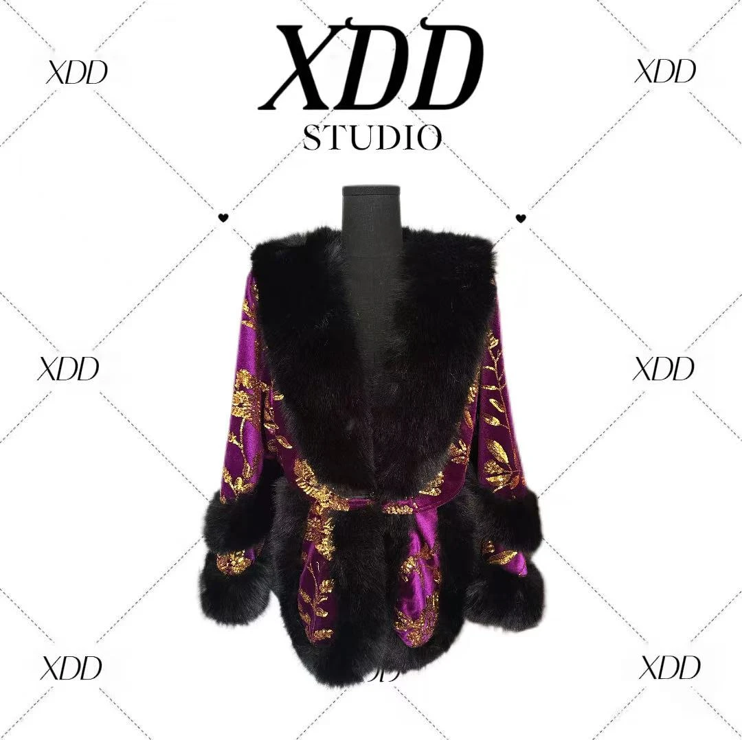 5800雪大大女装轻奢外套秋冬XDD短款冬季