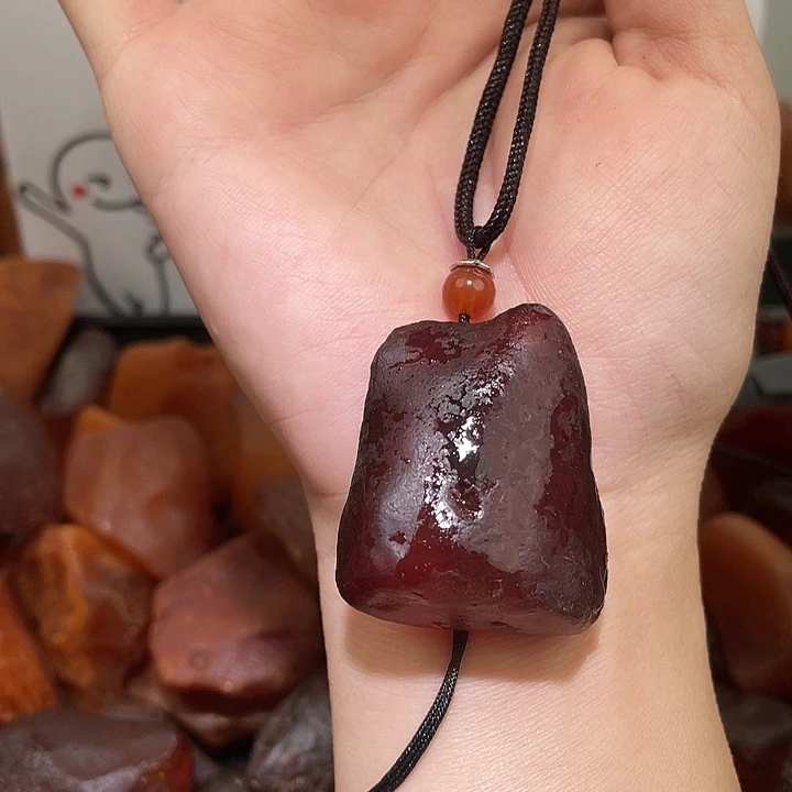 裸石琥珀未镶嵌海漂全皮