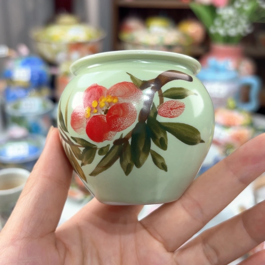 景德镇手绘高温釉下彩陶瓷茶具
