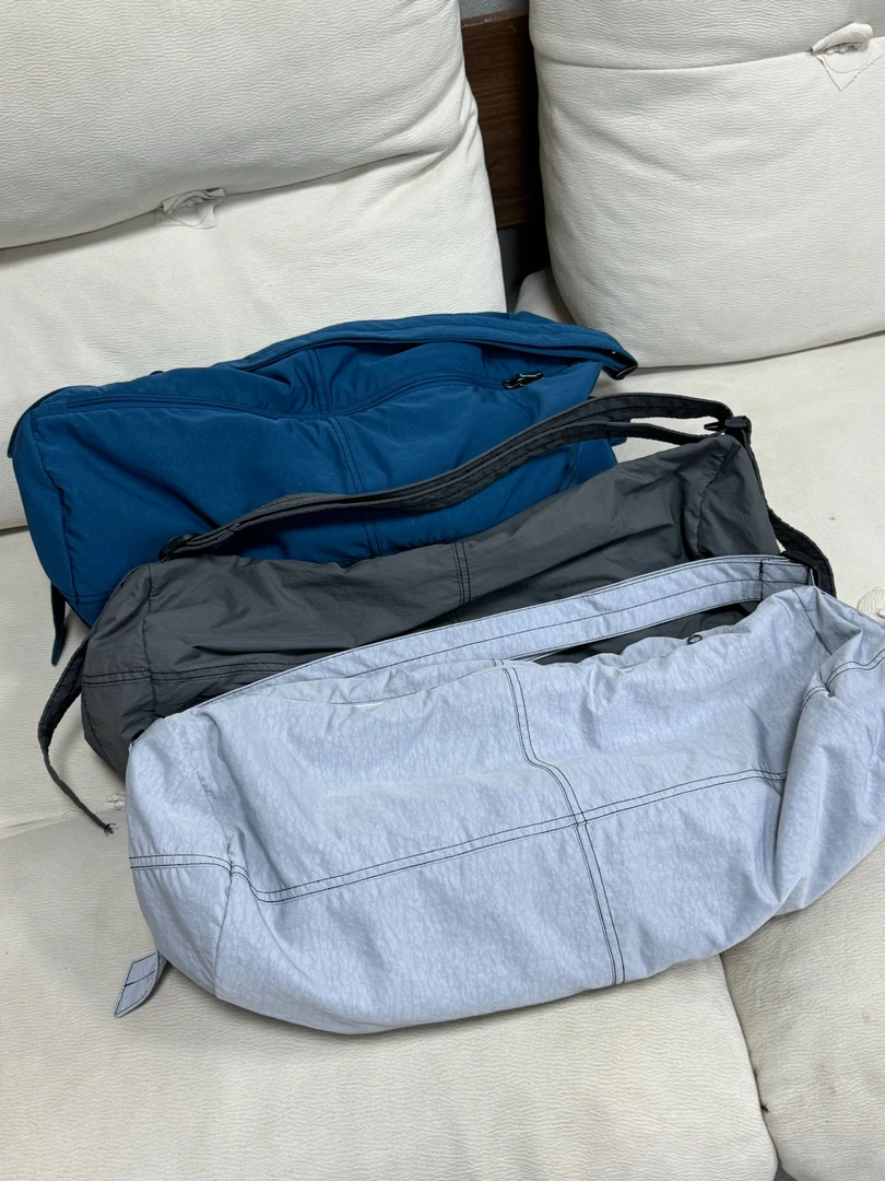 韩系简约尼龙慵懒风时尚单肩背包大容量