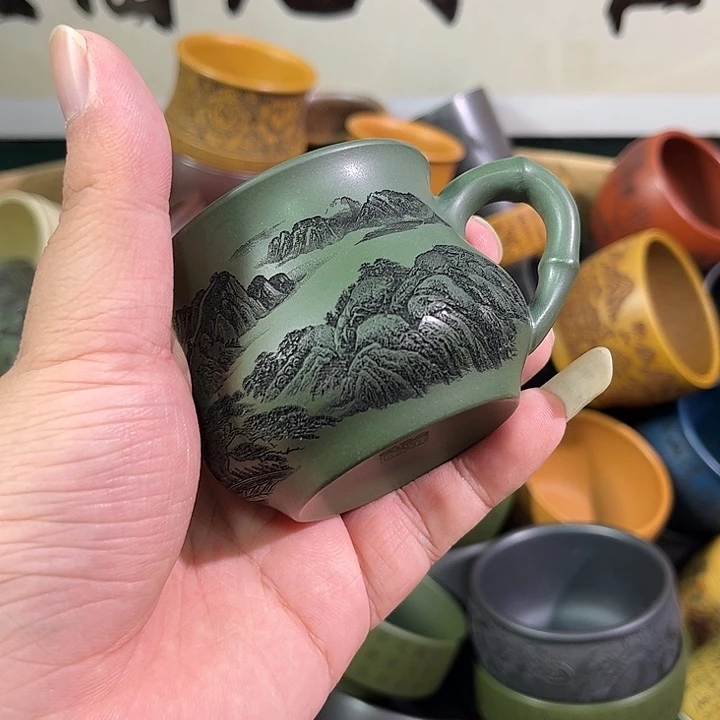 茶杯紫砂全手工紫砂主人杯