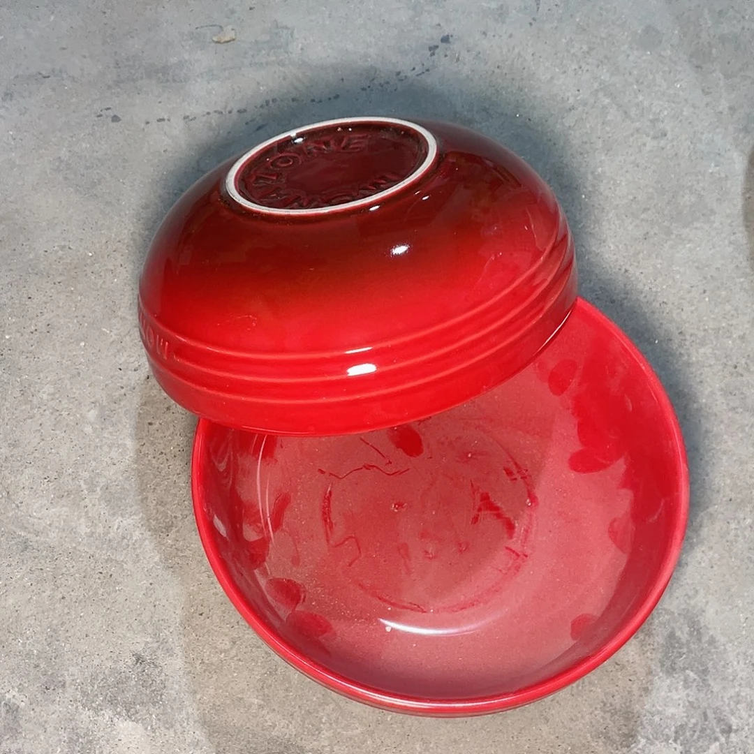 瓷片微瑕陶瓷餐具2个