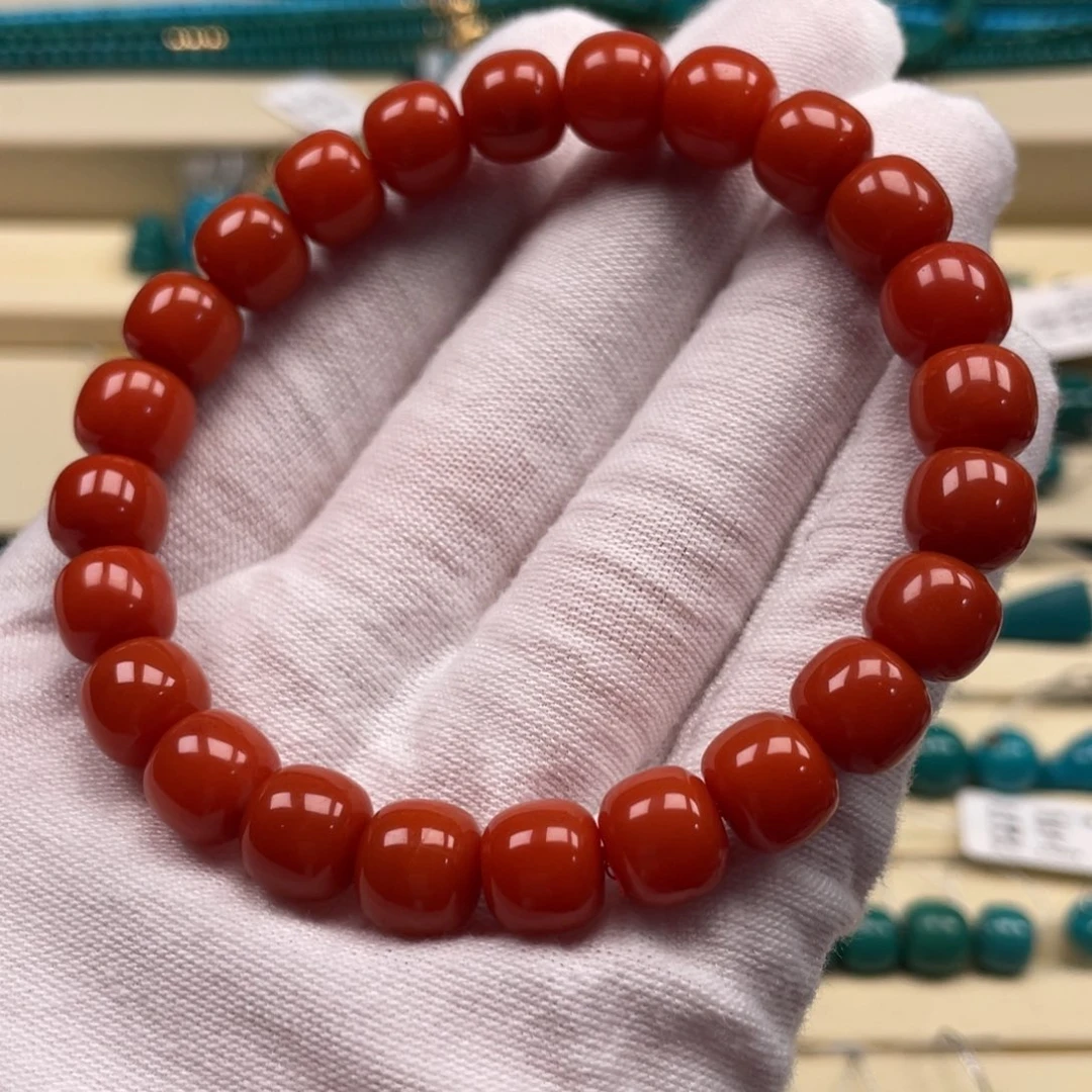 未镶嵌绿松石珠宝奇石9.1mm