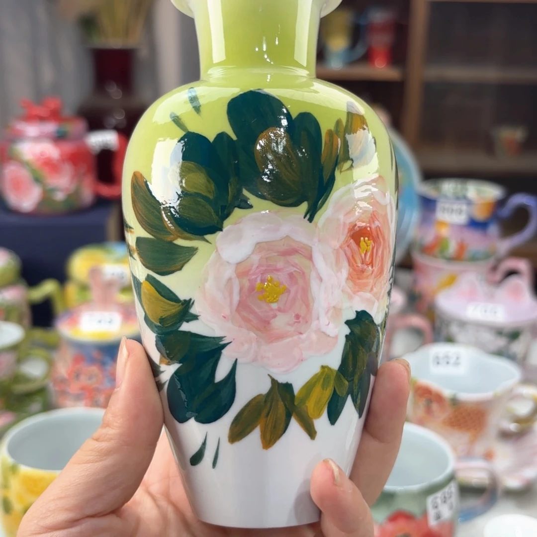 景德镇手绘高温釉下彩陶瓷茶具