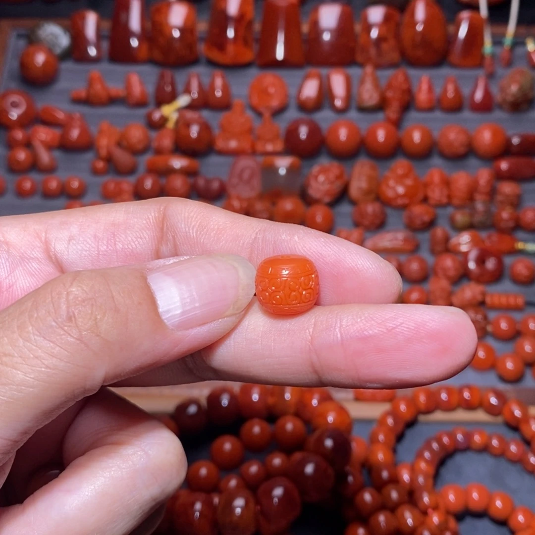 C***C南红玛瑙精工回纹11.5未镶嵌