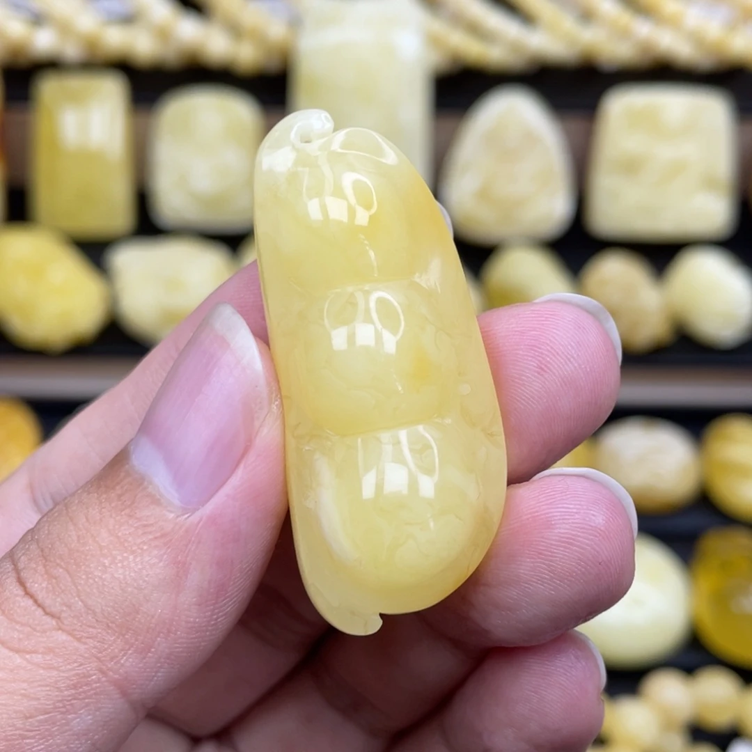 裸石琥珀未镶嵌琥珀蜜蜡