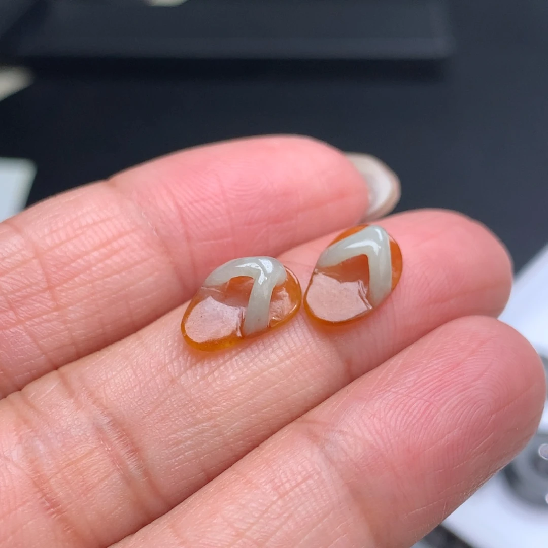 定制翡翠未镶嵌白头鞋老