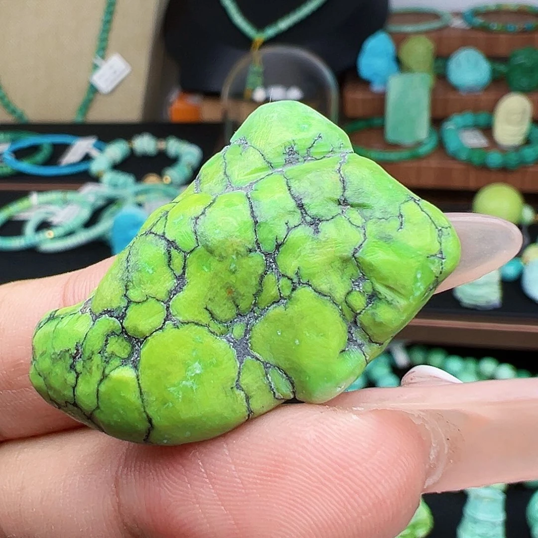 绿松石未镶嵌绿松石主播璐璐