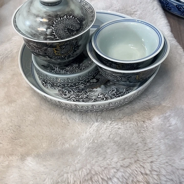 殊***胜水墨腾龙5件套特价包邮