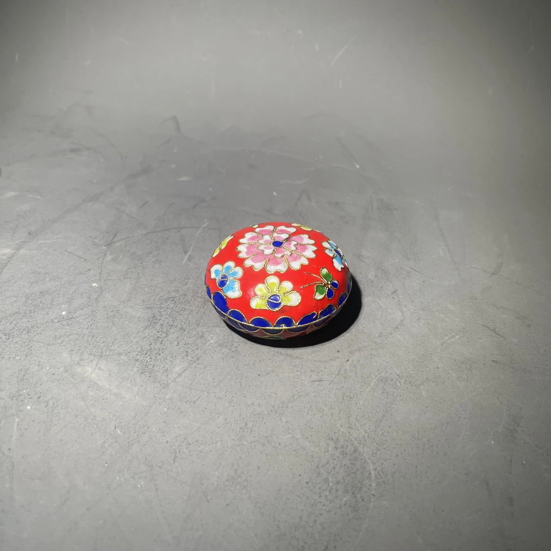 ZJ98480景泰蓝胭脂盒/聚宝轩