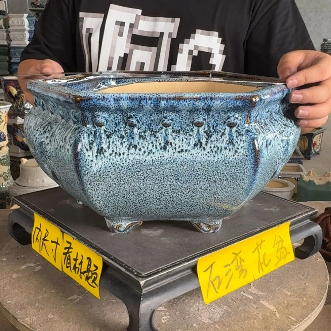 。一风堂石湾花盆 内27*14