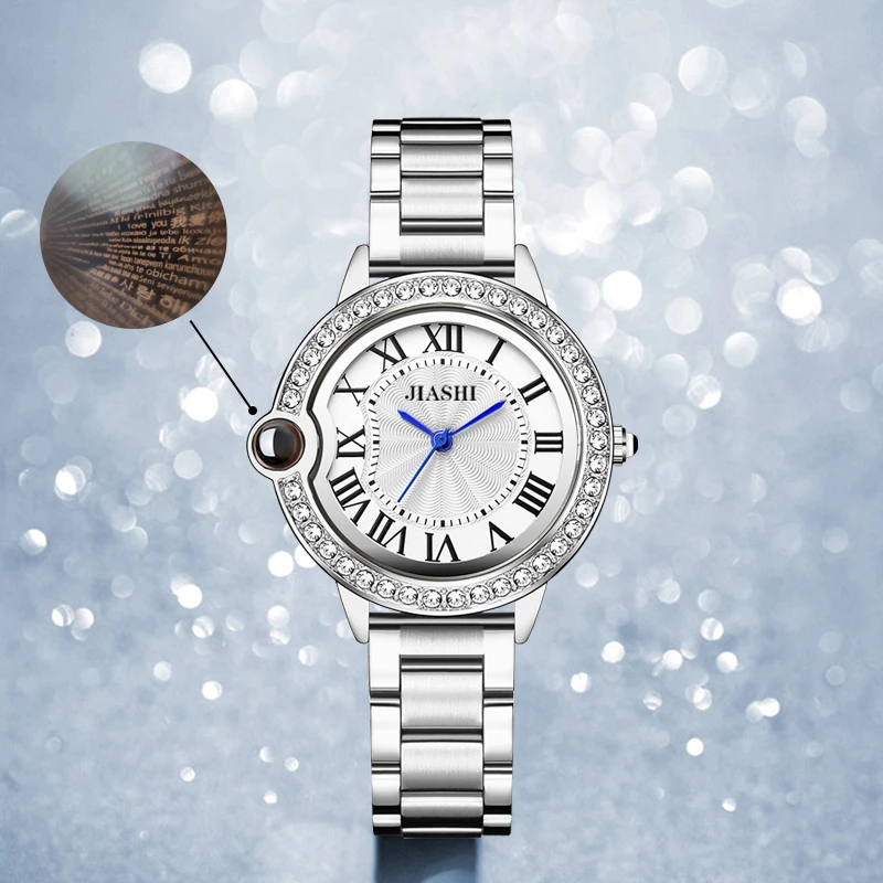 经典告白系列简约时尚钢带女士手表JJ520