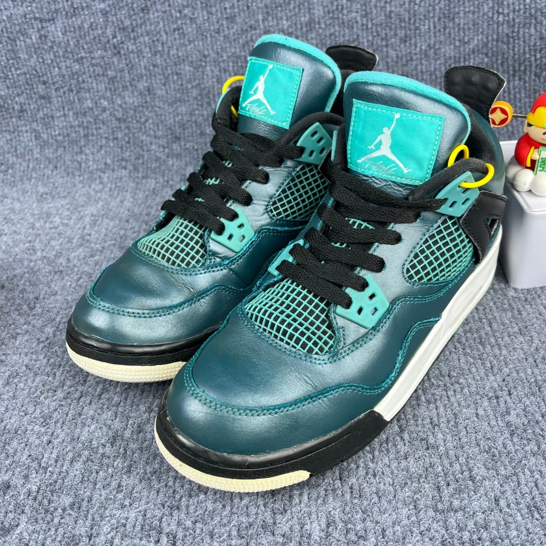 90新 MM6 39码 乔4 湖水蓝 14年 正品潮鞋/8803