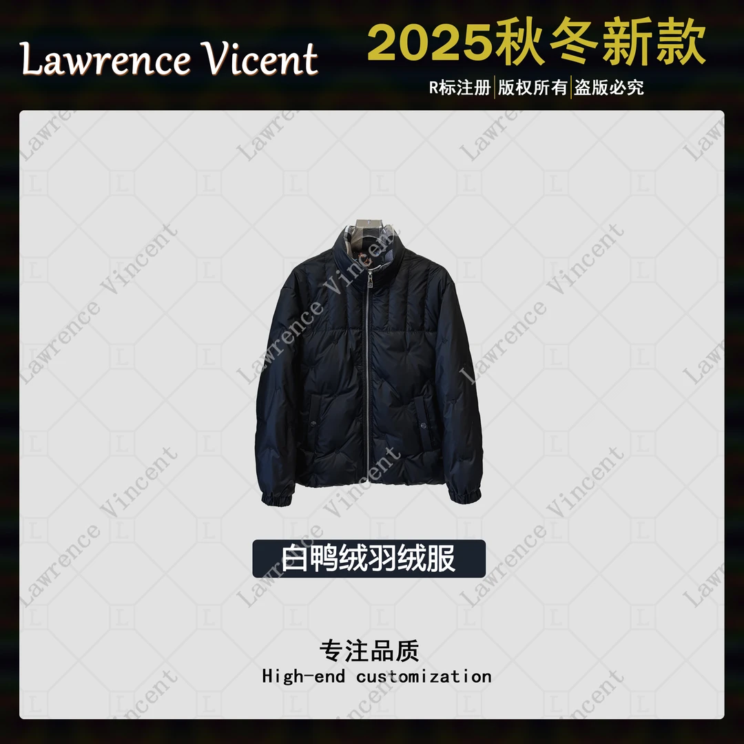【达人专属】Lawrence Vincent 冬季新款白鸭绒羽绒服潮流男女同款