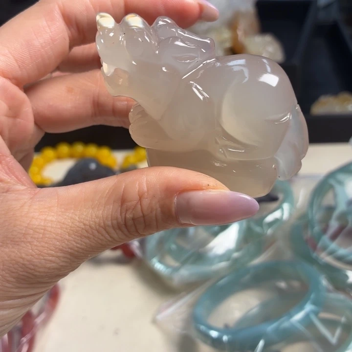 玛瑙/玉髓未镶嵌吊坠(不含链)