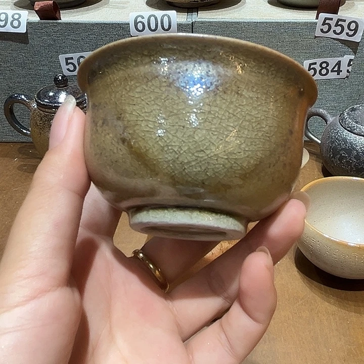 杯白泥柴烧杯子杯子杯子杯