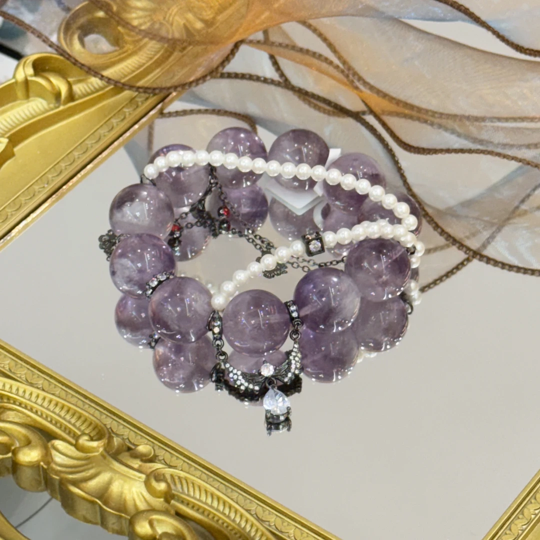 【紫藤花语】398四单一起拍 手串