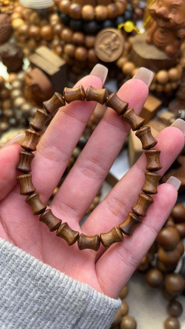 福利老山檀奶香竹节1.0瑕疵多样性发其一（拍下送养香罐加碎料）