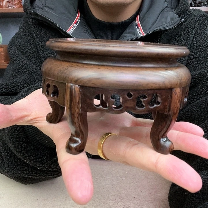 乌木类端景台小李子红木工艺品