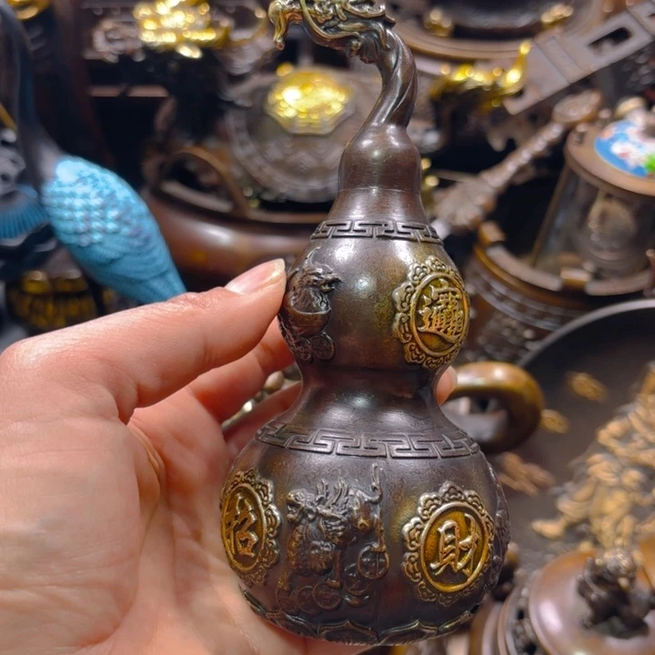 铜器摆件收收藏藏