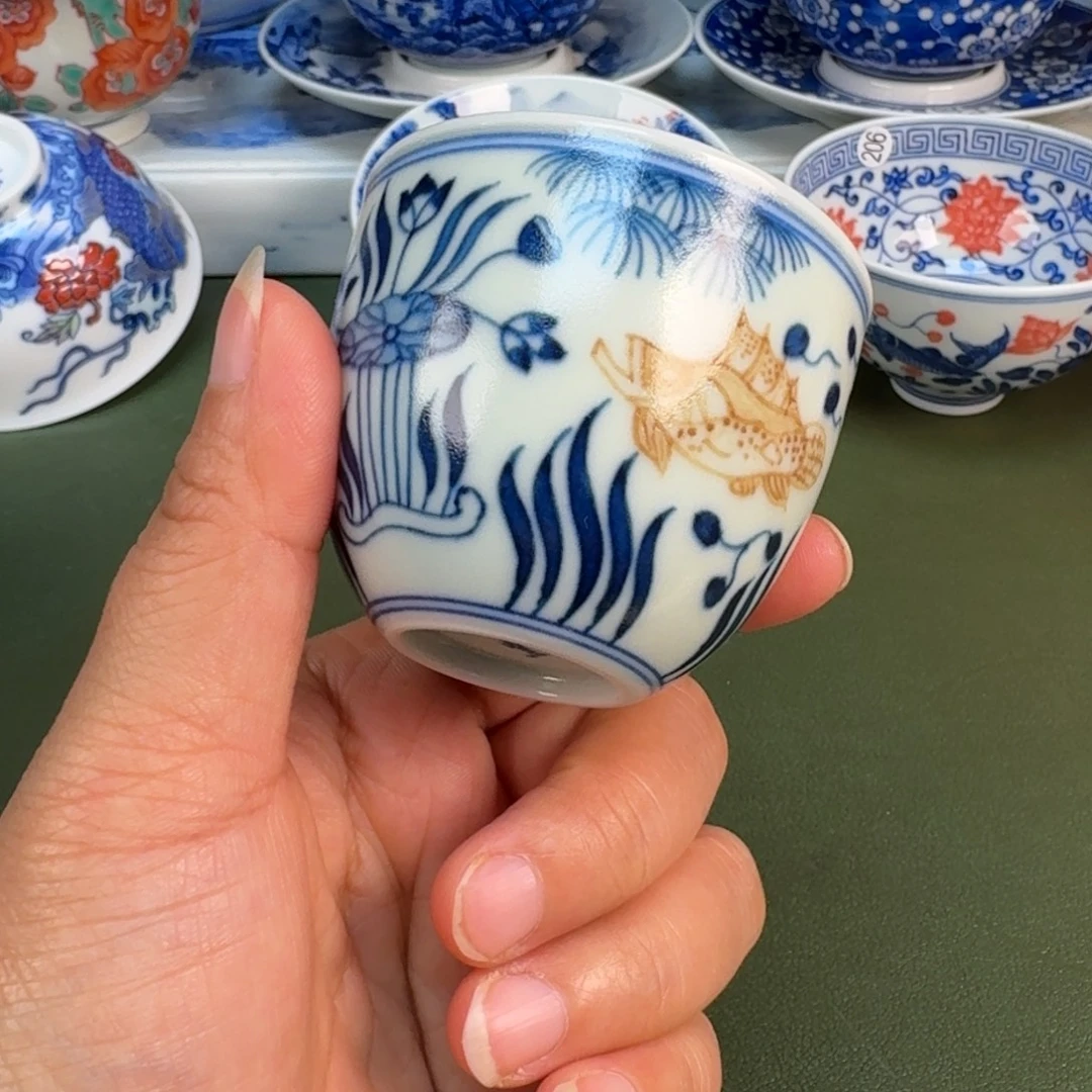 景德镇纯手绘茶具圆圆280