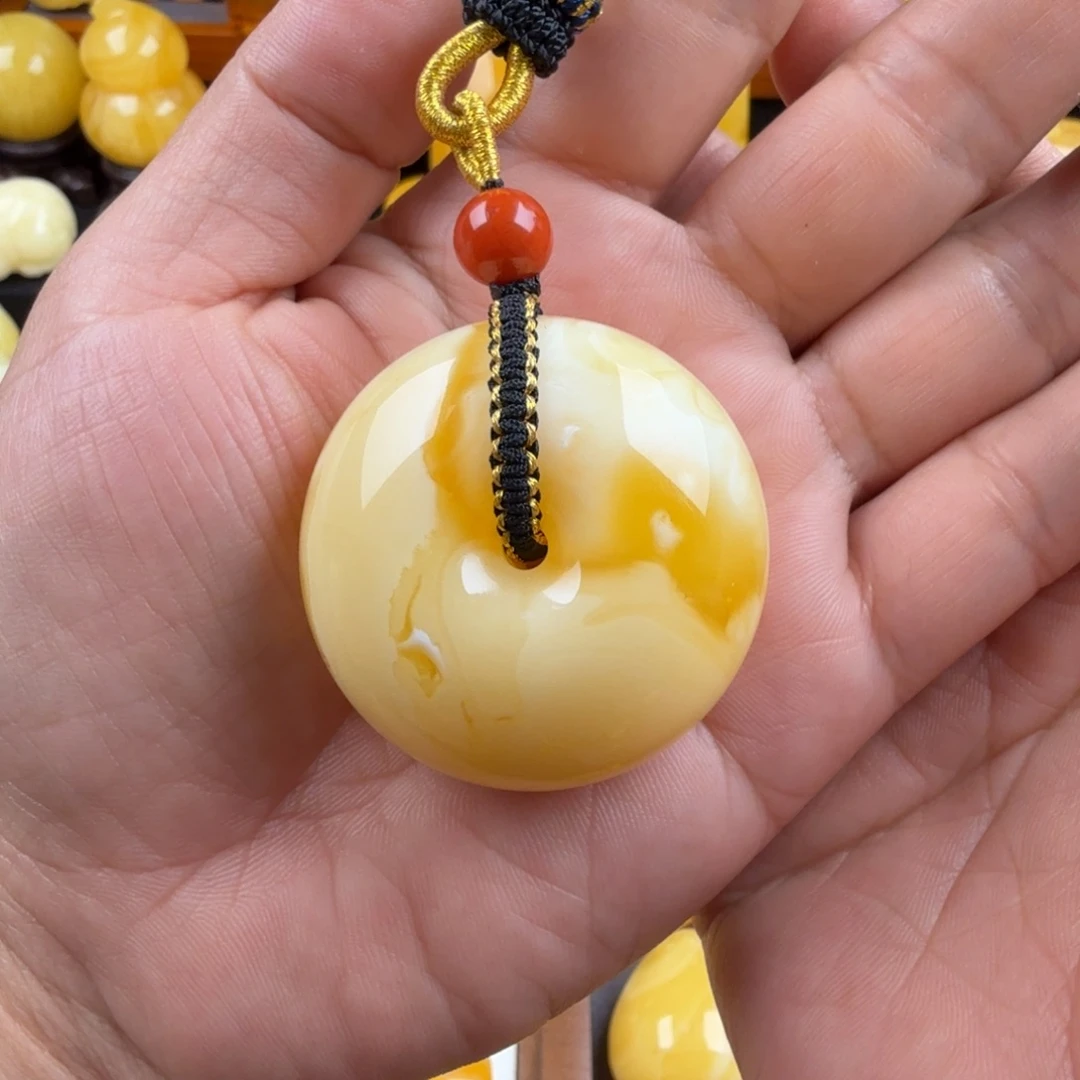 浮***9琥珀未镶嵌颈饰纯天然琥珀蜜蜡