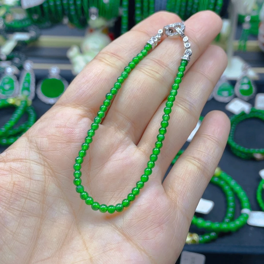 未镶嵌手链翡翠正阳绿3