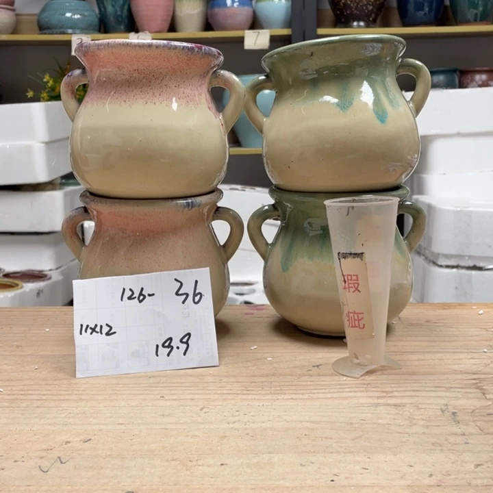 紫砂花盆多肉花盆微瑕36