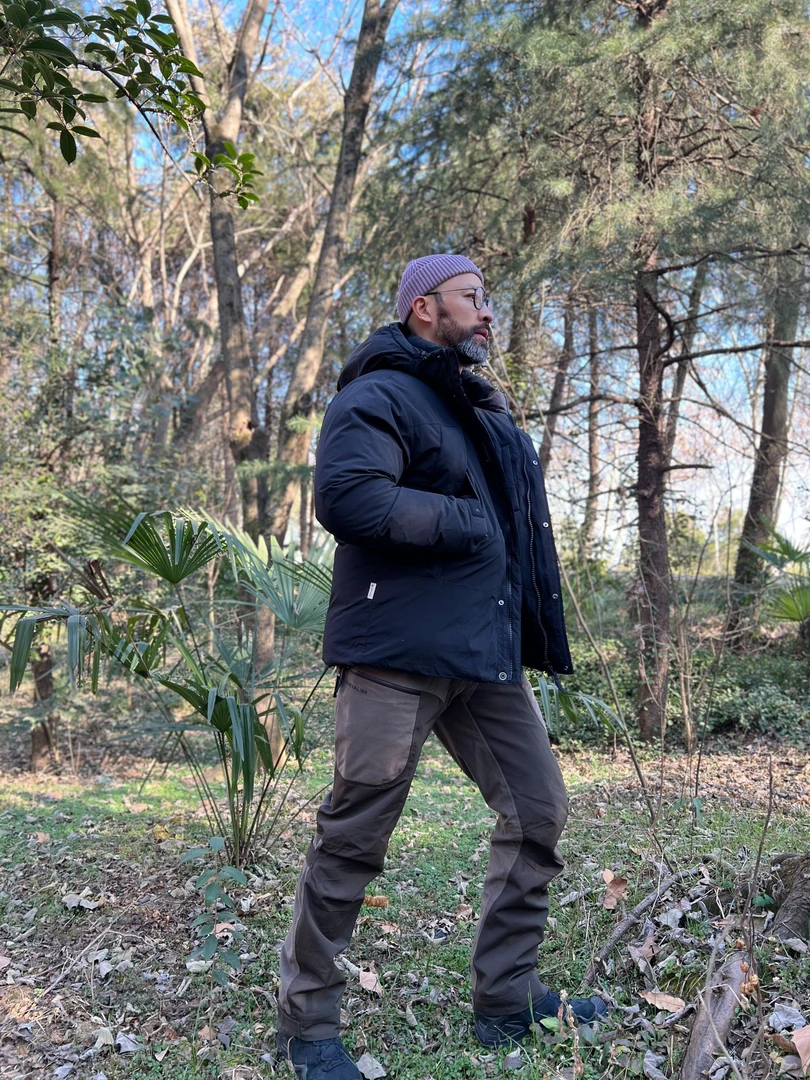 雪花大拉链连帽厚款户外