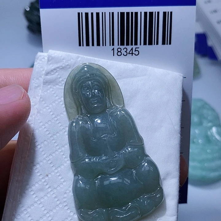 颈饰未镶嵌翡翠天光墟翡翠市场现金代购