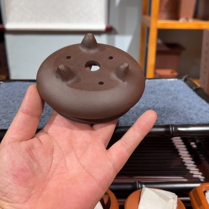 紫砂花盆原矿紫泥