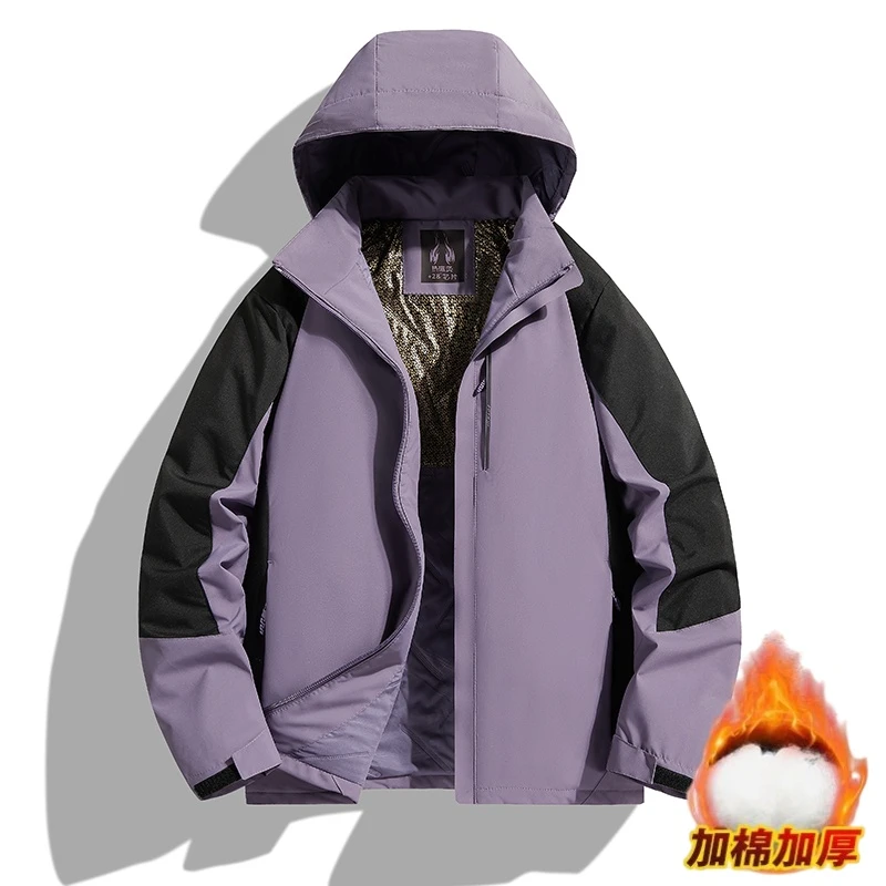 实体好货/男女冲锋衣薄款棉服情侣外套秋冬建议5-19°C