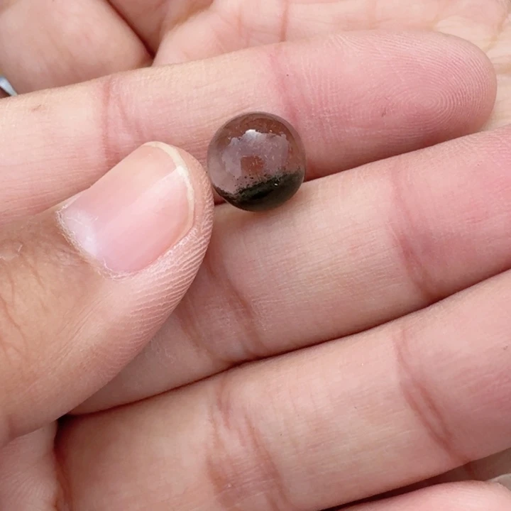 水晶单珠未镶嵌冰糖葫芦上下孔