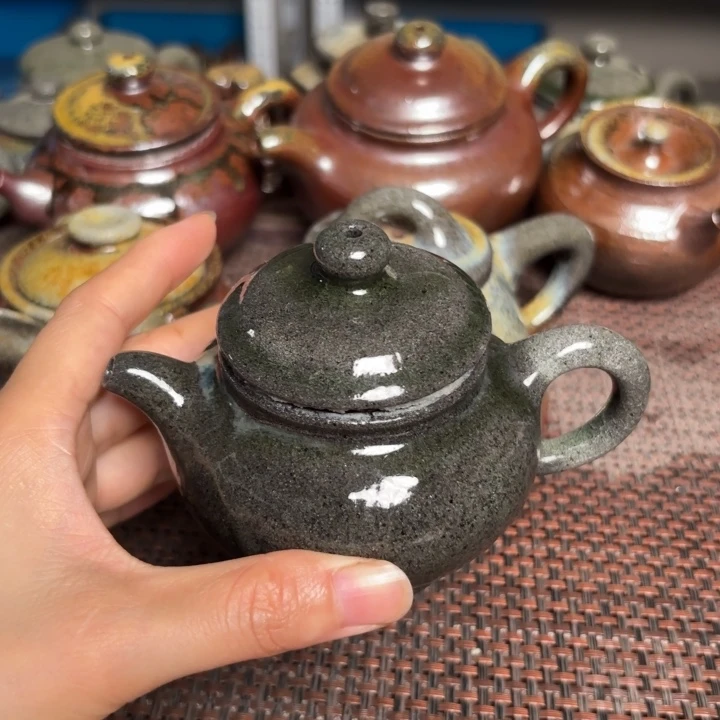 茶杯紫砂玉化小壶