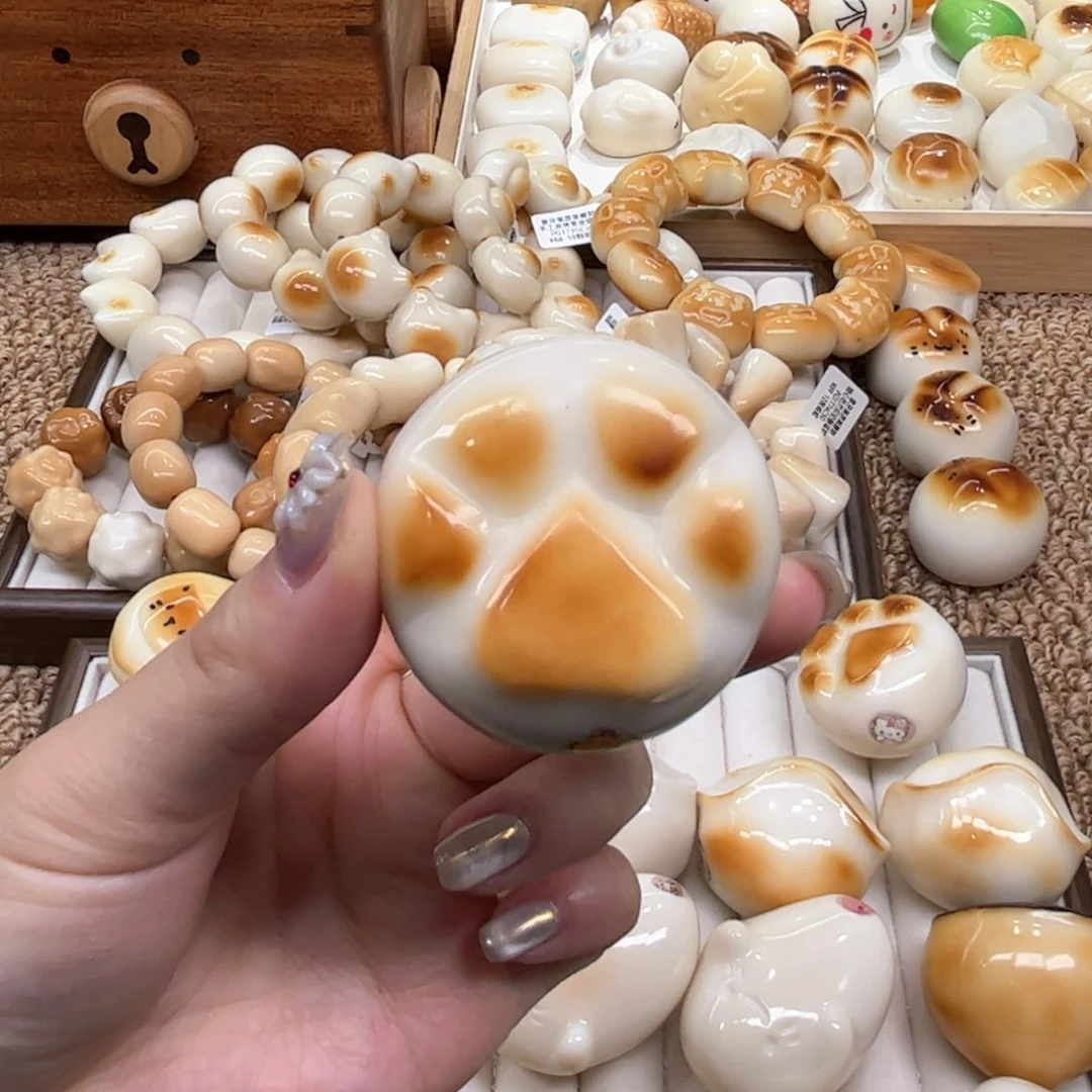 手串菩提根/象牙果9.25.17象牙果把件猫爪