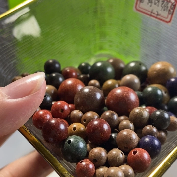 泥塑混合珠微瑕打底100颗