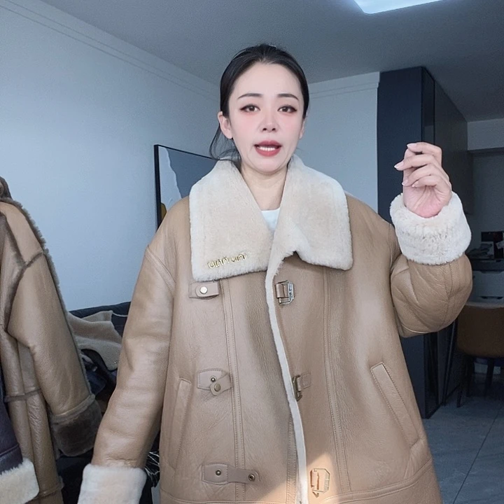 绵羊皮皮毛一体XL140斤